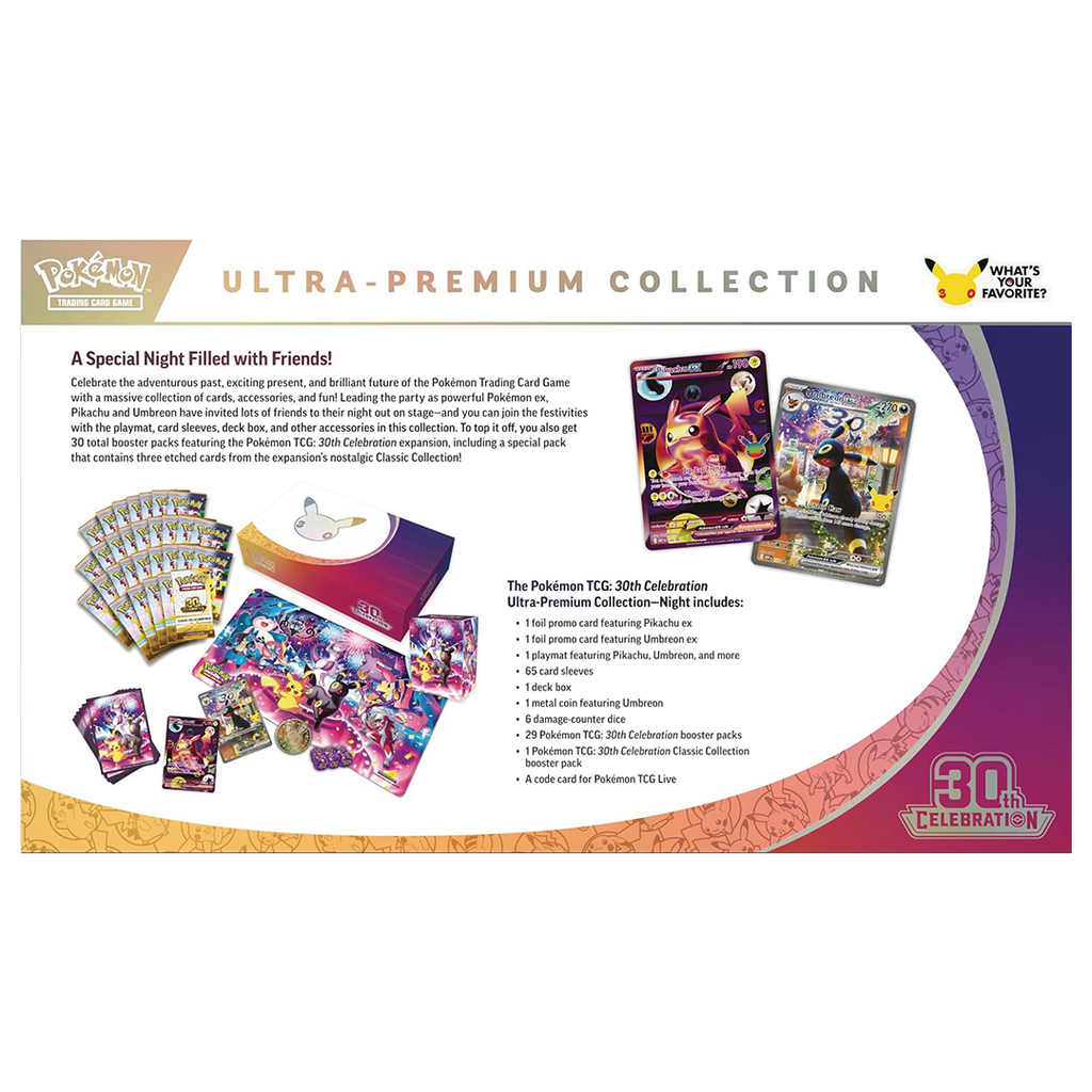 [PRE-VENTA] Pokémon TCG: 30TH Celebration Ultra-Premium Collection - Night