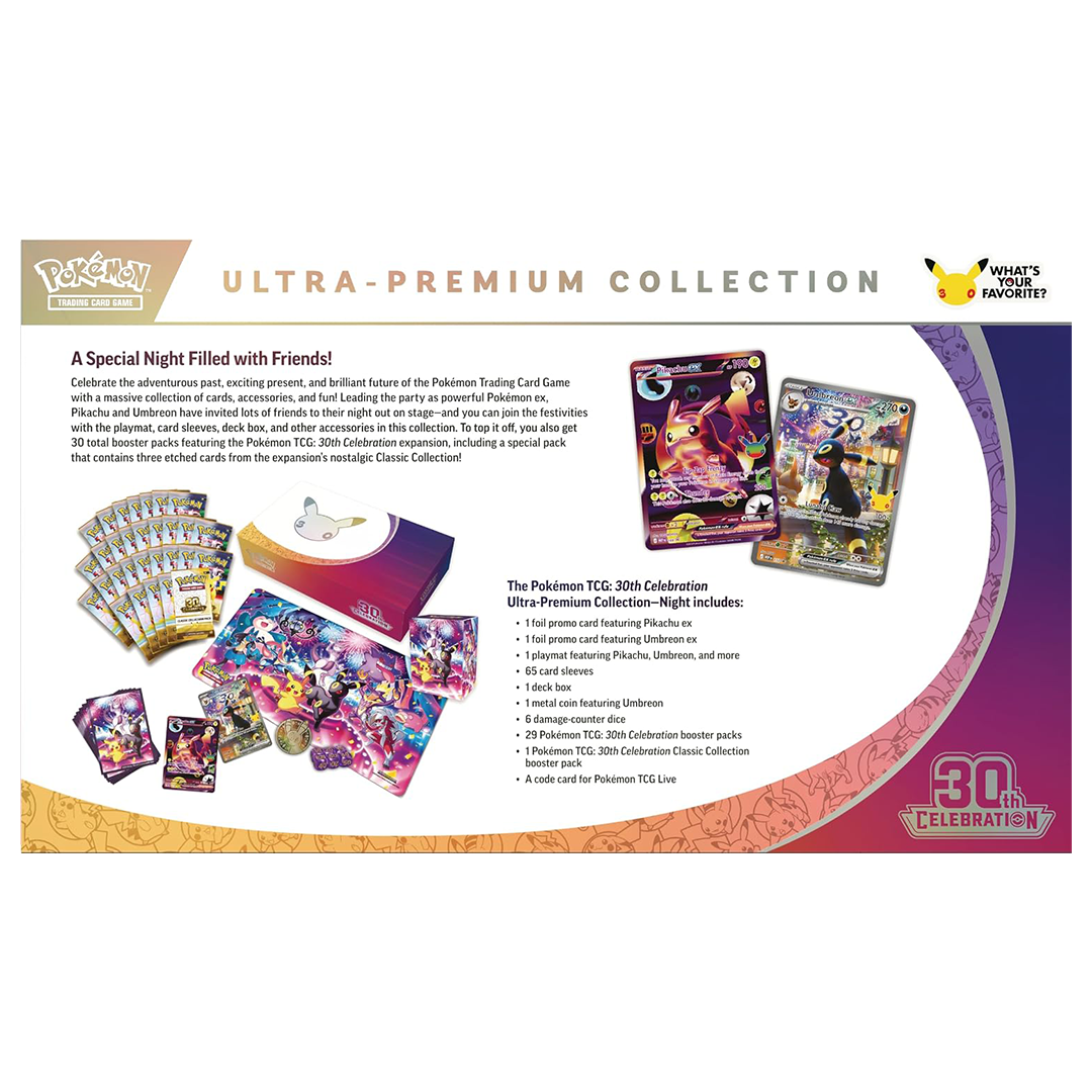 [PRE-VENTA] Pokémon TCG: 30TH Celebration Ultra-Premium Collection - Night
