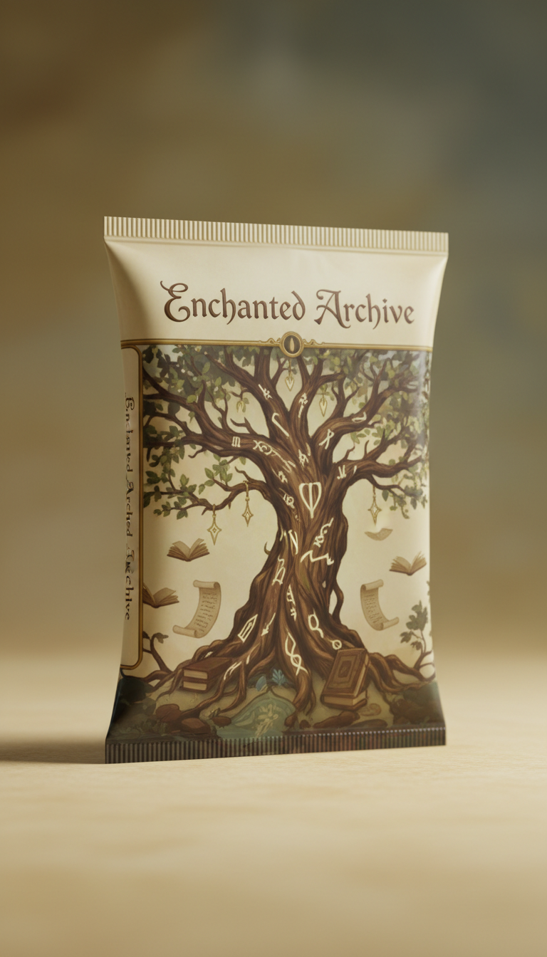 Fantasy booster pack with medieval art