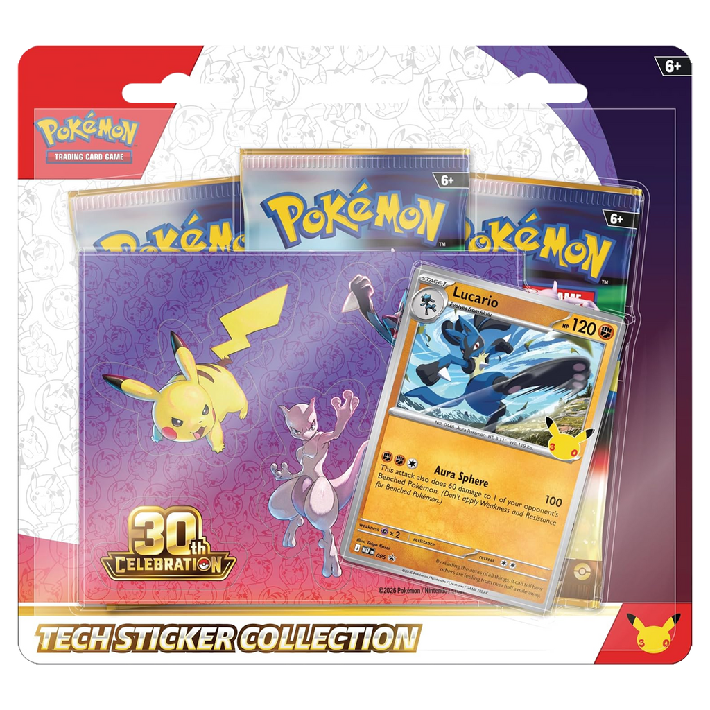 [PRE-VENTA] Pokémon TCG: 30TH Celebration Tech Sticker Collection