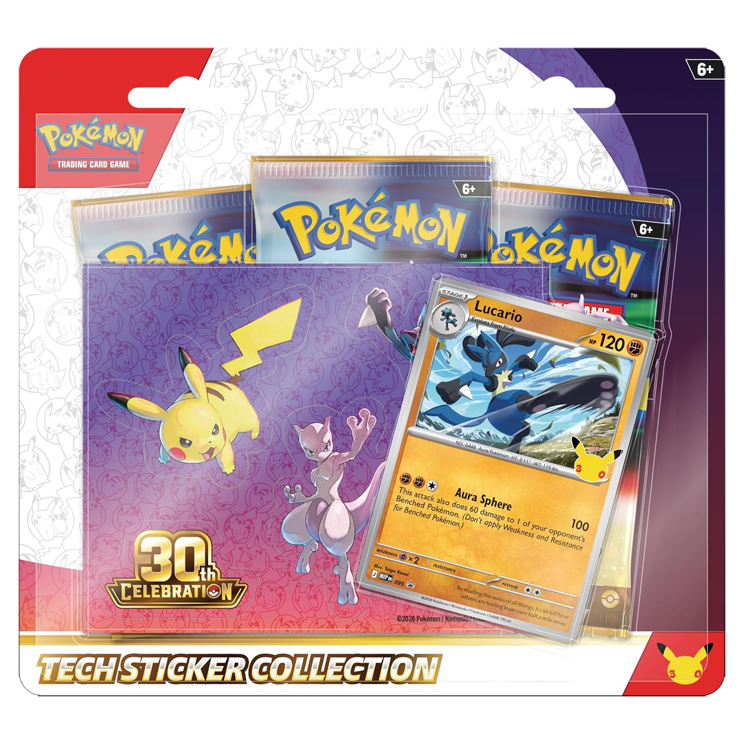 [PRE-VENTA] Pokémon TCG: 30TH Celebration Tech Sticker Collection