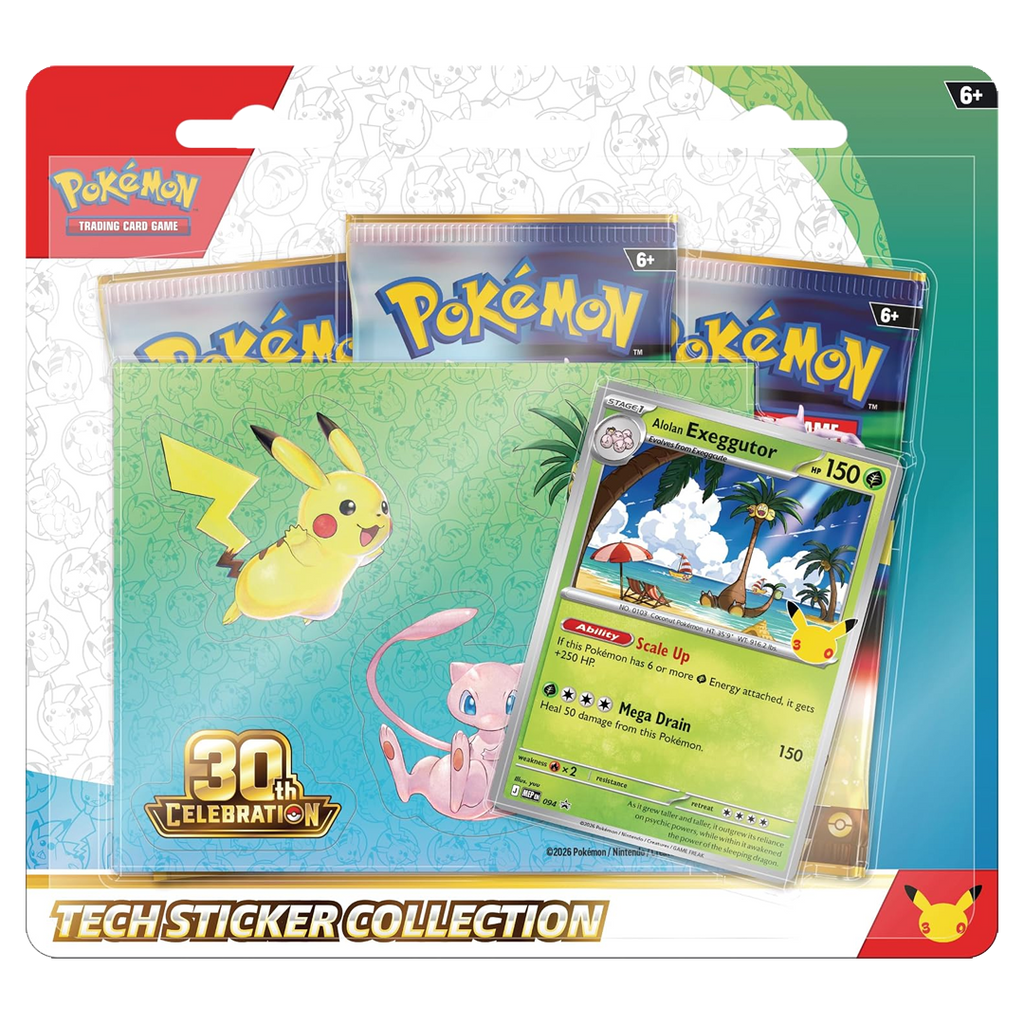 [PRE-VENTA] Pokémon TCG: 30TH Celebration Tech Sticker Collection