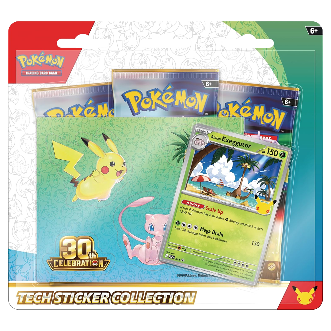 [PRE-VENTA] Pokémon TCG: 30TH Celebration Tech Sticker Collection