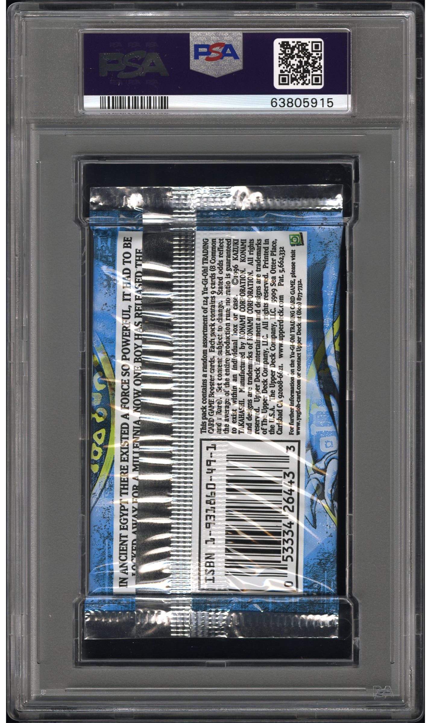 [PSA 9] Yu-Gi-Oh! Legend of Blue-Eyes Booster Pack [1st Edition]